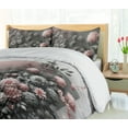 thumbnail image 3 of Ambesonne Floral Duvet Cover Set, Bouquet Composition Flowers, Queen, Blush Pale Grey, 3 of 4