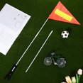 thumbnail image 3 of said 1 Set Flag Bike Flag Safety Flag Go Kart Flags With Pole Bike Flag Pole Outdoor Warning Flags, 3 of 6