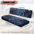 thumbnail image 7 of Yuyamidu Blue Wood UTV Seat Cover Camo Hunting Mule Bench Seat Cover Easy to Install UTV Accessories Elastic Fabrics for Kawasaki Mule 3000 3010 3020, 7 of 7