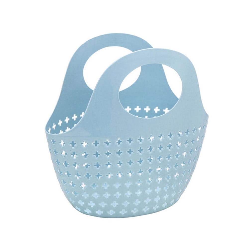 Plastic Basket with Handles Plastic Carrying Basket Portable