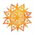 thumbnail image 3 of Ambesonne Orange Duvet Cover Sets, Watercolor Sun, 2-Twin, Orange White, 3 of 4