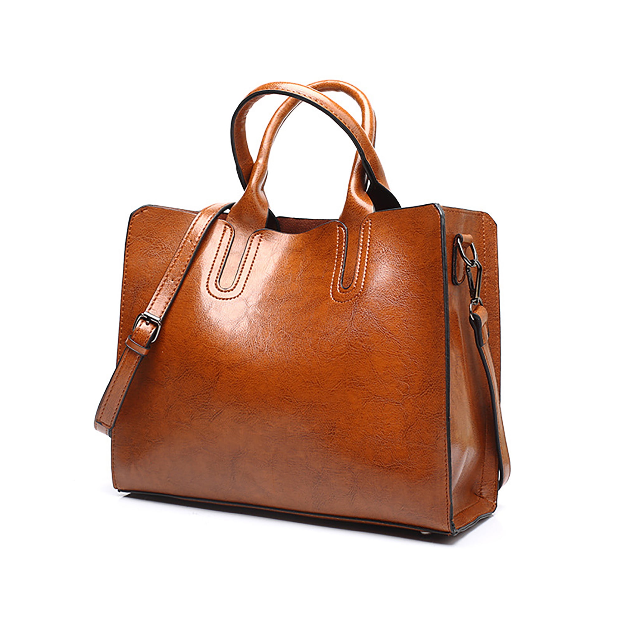 Brown Gift leather Shoulder bag