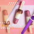 thumbnail image 4 of Hielo Pop Molde Silicona Moldes suaves con tapones Reutilizables Yogurt Fruta Helado Fabricante Fabricante Bandeja Food Pops Molde Accesorios para el hogar Púrpura Jumpingount HA012497-06, 4 of 7