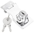 thumbnail image 3 of Silver Cabinet Buckle Lock for Home Use with Excellent Safety Performance and Zinc Alloy Material 1 Set, 3 of 8
