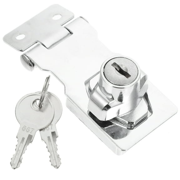 unbranded  Furniture Latch Display Showcase Lock Jam Key Pantry Silver