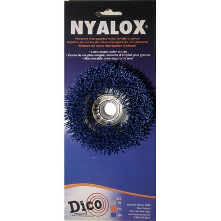 UPC: 0082123417224 | Dico 3 in. D X 5/8-11 in. X 1/4 in. D Crimped Nylon Mandrel Mounted Cup Brush 12500 rpm 1 pc
