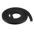 thumbnail image 1 of Unique Bargains Solid Rectangle Rubber Seal Strip 10mm Wide 10mm Thick 1 Meter Long Black, 1 of 3