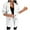 White, variant on Hfyihgf Womens Casual Blazer Jacket Pockets Long Sleeve Open Front Work Office Notch Lapel Double Breasted Suit Jacket(White,L)
