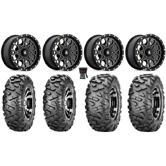 MSA Portal 14" Wheels Milled 28" BigHorn Tires Polaris RZR XP 1000 / PRO XP / Ranger XP 900/1000