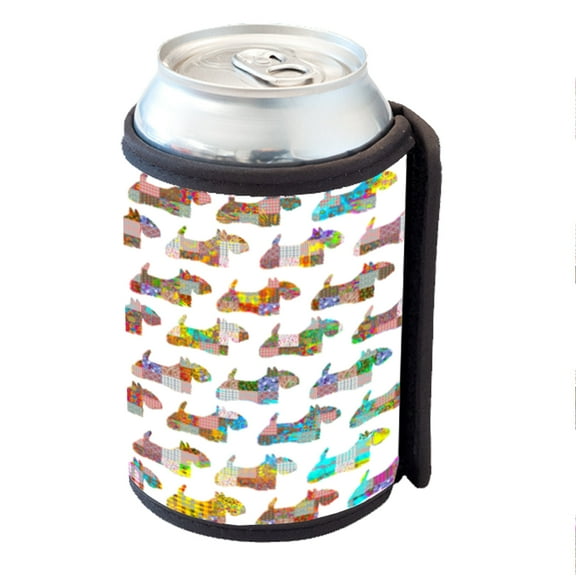 KuzmarK Insulated Drink Can Cooler Hugger - Scottish Terrier Dog