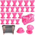 thumbnail image 1 of Silicone Hair Curlers Set Heatless Styling Instant Volume Boost Travel Friendly for Women, 1 of 4