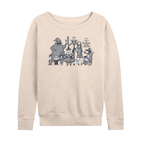The Nightmare Before Christmas - Lineup - Women's French Terry Long Sleeve Pullover