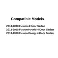 thumbnail image 3 of Passenger Right Side Rear Door Window Door Glass Compatible with Ford Fusion 4 Door Sedan 2013-2020 Models, 3 of 5