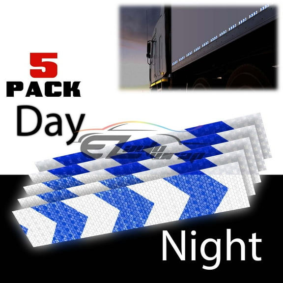 DOT-C2 Conspicuity Arrow Reflective Tape Strip 1 Foot Safety Warning Trailer RV