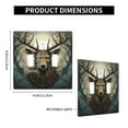 thumbnail image 2 of 2 Gang Double Toggle Wall Plate Light Switch Cover Wallplate - Deer Antler Whitetail, 2 of 5