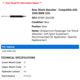 thumbnail image 2 of Rear Shock Absorber - Compatible with 2006 BMW 325i, 2 of 2