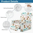 thumbnail image 6 of Renewold Paw Bone White Oversized Recliner Cover Stay in Place Cat Dog Puppy Footprint Lazy Boy Recliner Chair Cover 4 Pieces Washable Reclining Seat Cover for Home Living Room Decor, 6 of 8