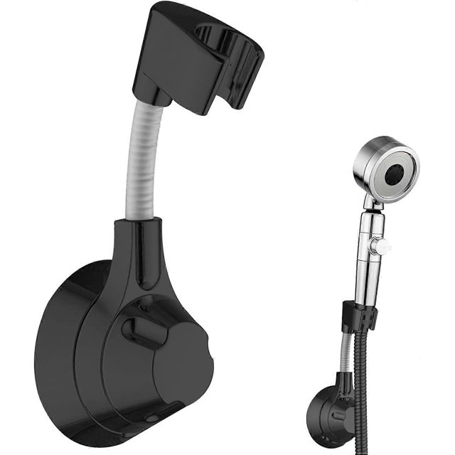 Shower Head Holder Without Drilling, Universal Shower Head Holder, 360rotatable Adjustable Shower Holder, Height Adjustable Holder Shower