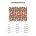 thumbnail image 5 of Rateoe Cute Little Fox Pattern Flannel Throw Blanket, Ultra-soft Blanket for Bed, Couch, Car, Hypoallergenic Anti-pilling blanket-60"x50"(Horizontal), 5 of 6