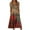 #25 Summer Dresses, variant on TOPUUTP Women's Summer Dresses Under $10 Sleeveless Flowy A Line V Neck Summer Casual Dresses Vacation Outfits Loose Plus Size Boho Floral Print Long Dress S