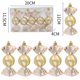 thumbnail image 3 of 5pcs/box Christmas Candy Ornaments Colorful Xmas Balls Christmas Tree Hanging Pendant for Home New Year 2025 Noel Decor Gift, 3 of 5