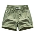 thumbnail image 4 of Mens Shorts Athletic Solid Color Side Stitching Design Elastic Shorts Quick Drying Hot Pants GN2 XXXL, 4 of 5