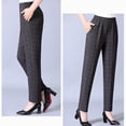 thumbnail image 3 of Women's Fleece-lined Pants Loose Casual Straight-leg Pants Thicken Warm Winter Trousers, 3 of 5