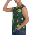 thumbnail image 3 of Bingfone Camp In The Forest Pattern Men's Tank Tops Workout Sleeveless Tee Shirts Running Beach Tanks for Men-Small, 3 of 7