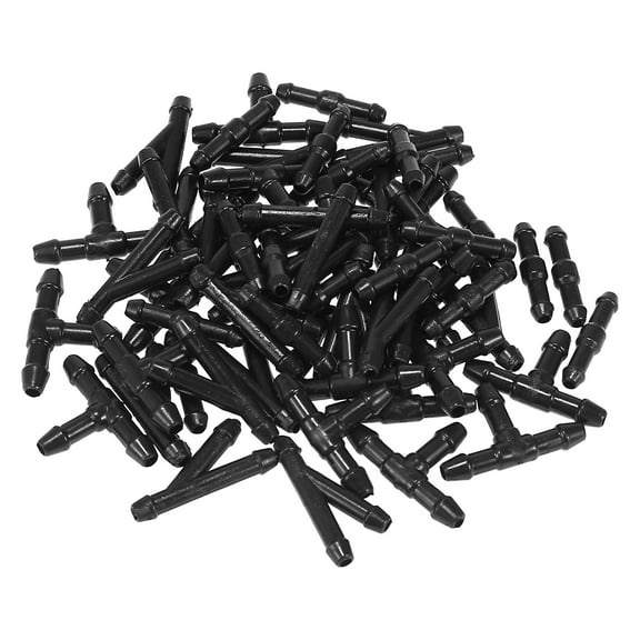 60pcs I Shaped T Shaped Y Shaped 2 Way 3 Way Windshield Washer Hose Connector Tube Pipe Fitting Splitter Adapter for Car