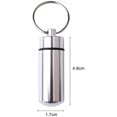 thumbnail image 3 of Pcs Pill Box Keychain, Pill Box Keychain Waterproof Capsule Outdoor Pill Box Aluminum Waterproof Key, 3 of 5