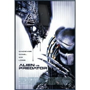 Alien Vs. Predator - Framed Movie Poster (Regular Style / White) (Size: 27" X 40") (Orbit Blue Aluminum Frame)