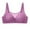 Purple, variant on Sokhug Bras for Women Printing Gathered Together Large Size Daily Underwear