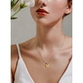 thumbnail image 4 of Bestyle Cute Butterfly Birthstone Necklace for Women, November Pendant Necklace Choker Jewelry Gifts for Mother's Day Birthday Graduation, 4 of 7