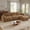 Camel, variant on HUTWIFE Home Contemporary Reclining Sectional Modular Couch with Ottoman, Red