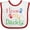 White and Red, variant on Inktastic I Love My Daddy Boys or Girls Baby Bib