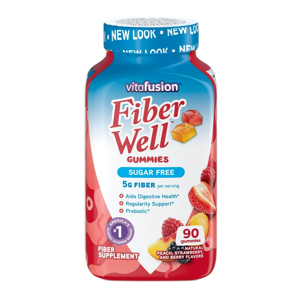 Vitafusion Fiber Well Gummy Vitamins, 90 ct
