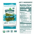 thumbnail image 5 of (6 pack) Gimme Organic Roasted Seaweed Snacks with Sea Salt, 4 Pack, 5 Gram, Crispy Texture, 5 of 14