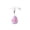 Pink, variant on Cat Treat Dispenser Toy with Feather Interactive Prevent Tipping Cat Slow Feeder Puzzle Ball