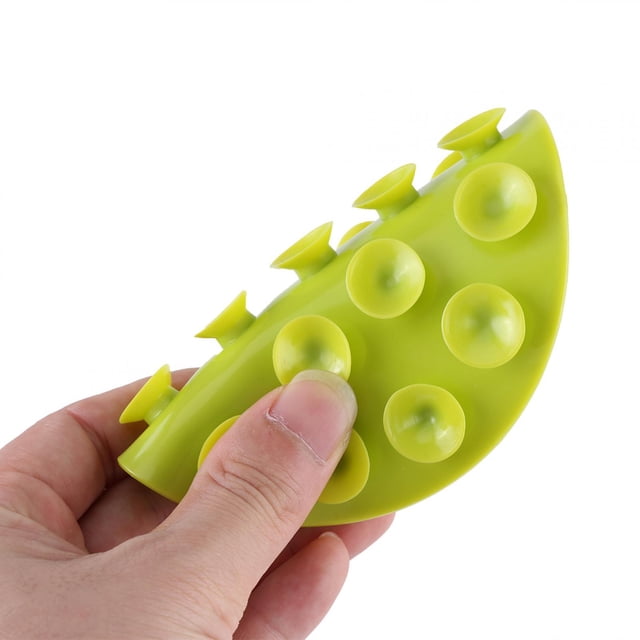 Assiette à Ventouse, Tapis à Ventouse avec 19 Ventouses Résistantes, Ensemble de Table Antidérapant pour Bol Ou Assiette de Bébé, Rangement Compact