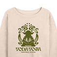 thumbnail image 3 of Star Wars - Yoda Yoga - Women's French Terry Pullover Sweatshirt, 3 of 5
