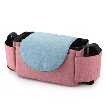 Diaper Bag Baby Powder Diaper Bag Backpack Large Capacity Multi-function Waterproof Polyester Baby Clothes Diaper Nappy Milk Powder Bottle Travelling Storage Bag with 6 Pockets Hold or -- Rose Red ()