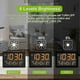thumbnail image 4 of Digital Alarm Clock,Large Display LED Alarm Clocks,Time Date Day Temperature Display Alarm Clock fo Qhzl A-G, 4 of 5