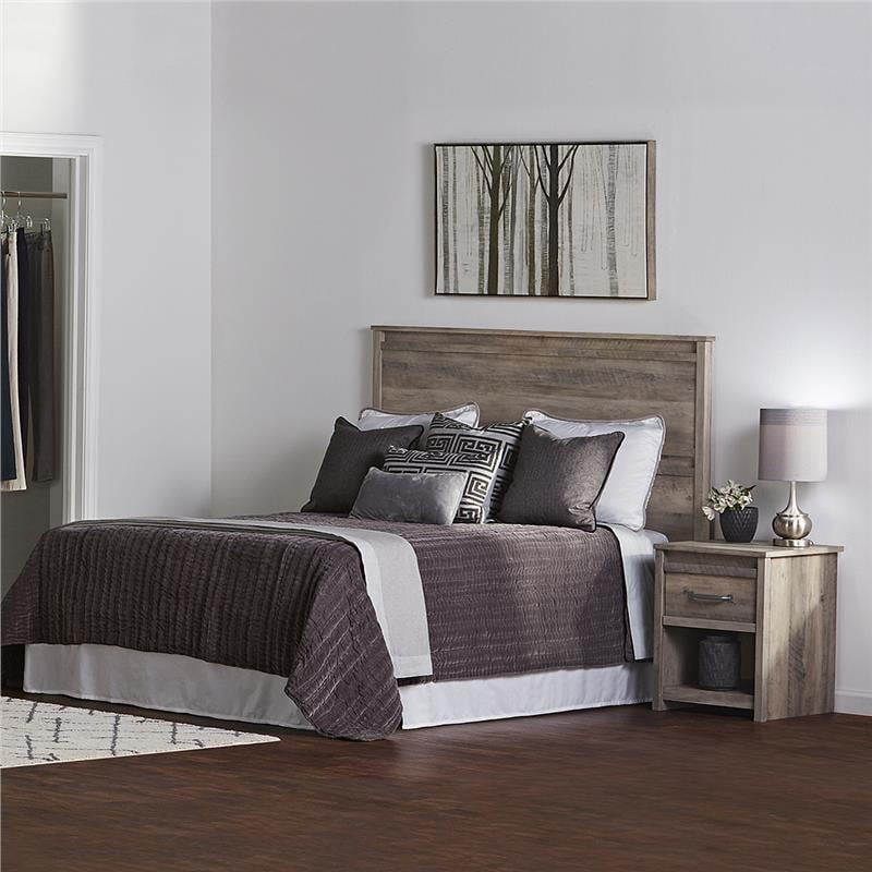 Better Homes Gardens Rustic Ranch Queen Headboard Gray Oak