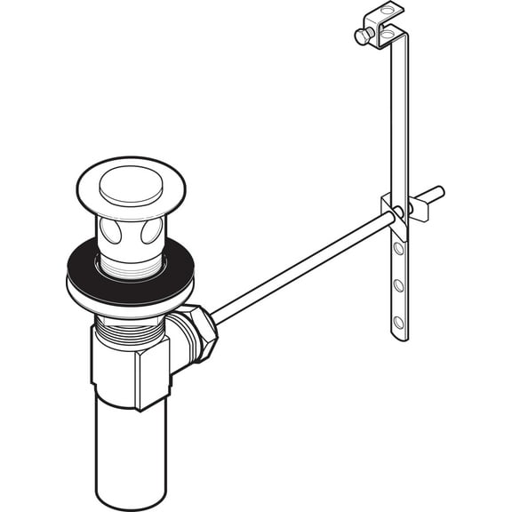 Delta RP26533CZ Champagne Bronze Pop-Up Drain Assembly - Less Lift Rod and Knob
