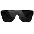 thumbnail image 2 of Grinderpunch Cover-Ups Black Fit Over Sunglasses - Wrap Around Sunglasses - People Who Wear Prescription Glasses in the Sun - Black, 2 of 7