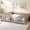 Natural+Storage, variant on Mirightone Full Size Floor Bed with Guardrails, Solid Wood Montessori Bed with Slats, No Box Spring Needed - White