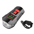 thumbnail image 1 of Bike Light USB Rechargeable Cycling Headlight with 120dB Horn 4 Lighting Modes Waterproof Bicycle Front, 1 of 8