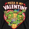 thumbnail image 2 of Teenage Mutant Ninja Turtles Pizza is My Valentine Unisex Adult Crewneck Sweatshirt, 2 of 5