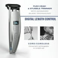 ConairMAN Beard Trimmer for Men, Cord/Cordless Digital Length Control Beard and Stubble Trimmer