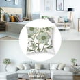 thumbnail image 5 of Comfy' Throw Pillow Covers  Light Green Flower Farmhouse Pillow Case Accent Tulip Rose Floral Watercolor Decor Square Pillowcases for Living Room Tent Playroom, 5 of 7